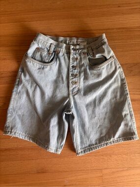 Vintage Palmetto High Rise Button Fly Bermuda Shorts